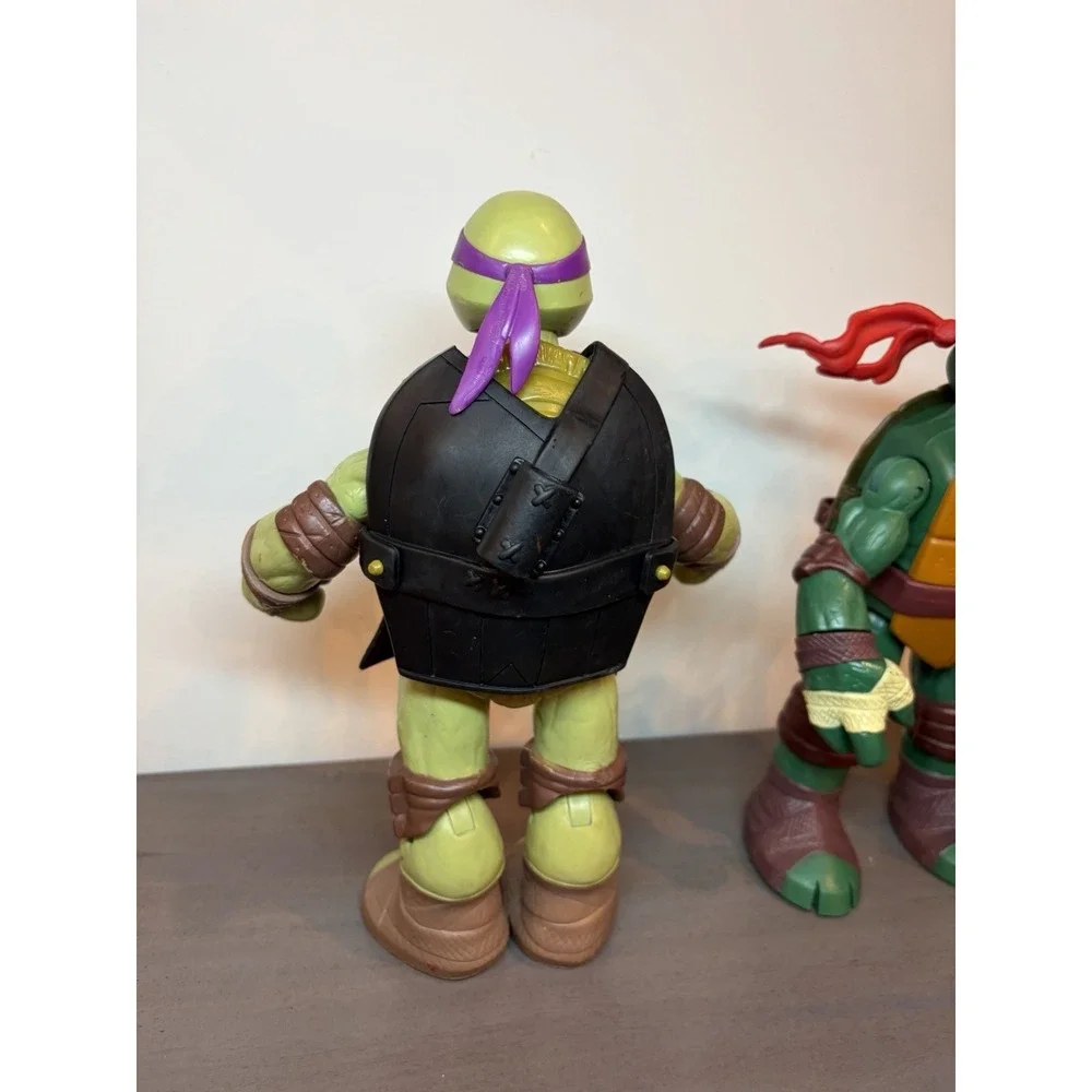 Big Teenage Mutant Ninja Turtle TMNT Playmate 2012 Donatello 11.5 & Raphael 10